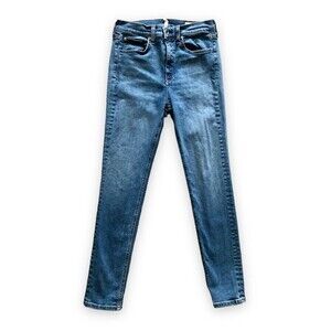 Rag & Bone High Rise Skinny Ankle Jeans in EL Medium Wash Size 27